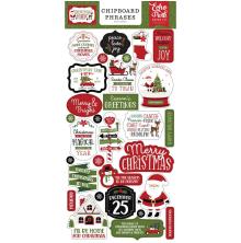 Echo Park Christmas Magic Chipboard 6X13 - Phrases