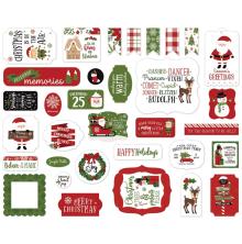 Echo Park Christmas Magic Cardstock Die-Cuts 33/Pkg - Ephemera