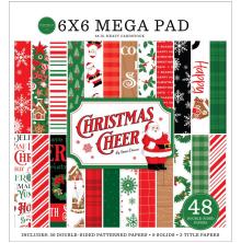 Carta Bella Double-Sided Mega Paper Pad 6X6 - Christmas Cheer