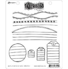 Dylusions Cling Stamps 8.5X7 - Write Between The Lines