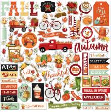 Carta Bella Cardstock Stickers 12X12 - Welcome Autumn