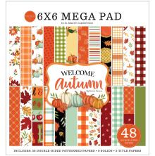 Carta Bella Double-Sided Mega Paper Pad 6X6 - Welcome Autumn