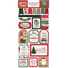 Echo Park Jingle All The Way Chipboard 6X13 - Phrases