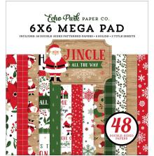 Echo Park Double-Sided Mega Paper Pad 6X6 - Jingle All The Way