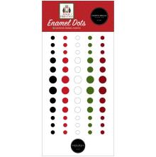 Carta Bella Adhesive Enamel Dots 60/Pkg - Home For Christmas