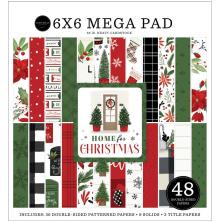 Carta Bella Double-Sided Mega Paper Pad 6X6 - Home For Christmas