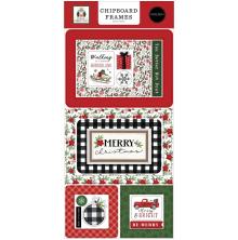 Carta Bella Home For Christmas Chipboard 6X13 - Frame