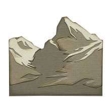 Tim Holtz Sizzix Thinlits Dies - Mountain Top 665580