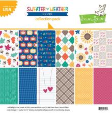 Lawn Fawn Collection Pack 12X12 - Sweater Weather Remix