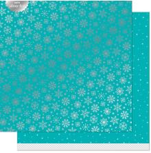 Lawn Fawn Let It Shine Snowflakes Paper 12X12 - Arctic