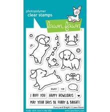 Lawn Fawn Clear Stamps 3X4 - Furry & Bright