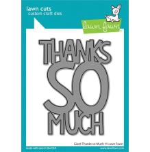 Lawn Fawn Dies - Giant Thanks So Much LF2693