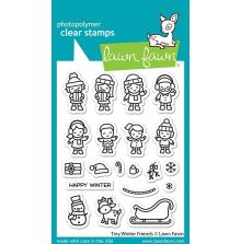 Lawn Fawn Clear Stamps 3X4 - Tiny Winter Friends LF2678