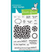 Lawn Fawn Clear Stamps 3X4 - How You Bean? Mint Add-On LF2682