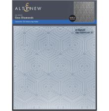 Altenew Embossing Folder - Geo Diamonds 3D