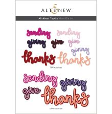 Altenew Die Set - All About Thanks Word