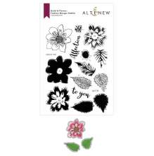 Altenew Clear Stamp And Die Build A flower - Fashion Monger Dahlia