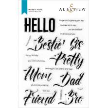 Altenew Clear Stamps 6X8 - Modern Hello