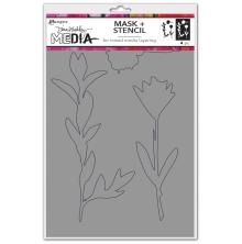 Dina Wakley MEdia Stencils 9X6 - Growing Mask