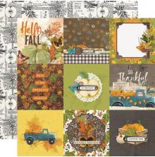 Simple Stories SV Country Harvest Cardstock 12X12 - 4X4 Elements UTGENDE