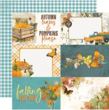 Simple Stories SV Country Harvest Cardstock 12X12 - 4X6 Elements UTGENDE