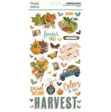 Simple Stories Chipboard Stickers 6X12 - SV Country Harvest