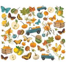 Simple Stories Bits &amp; Pieces Die-Cuts 48/Pkg - SV Country Harvest Harvest UTGEN