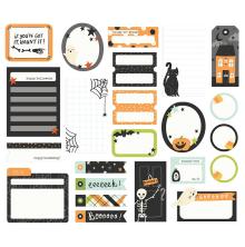 Simple Stories Bits &amp; Pieces Die-Cuts 48/Pkg - Spooky Nights Journal UTGENDE