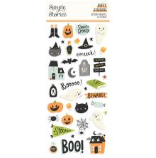Simple Stories Puffy Stickers - Spooky Nights