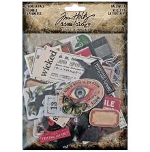 Tim Holtz Idea-Ology Ephemera Pack 93/Pkg - Halloween 2021