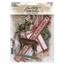 Tim Holtz Idea-Ology Ephemera Pack - Christmas 2021