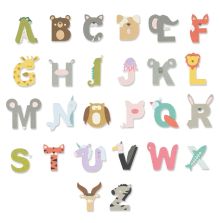 Sizzix Thinlits Die Set - Animal Alphabet 665486