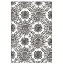 Tim Holtz Sizzix 3-D Texture Fades Embossing Folder - Mini Kaleidoscope