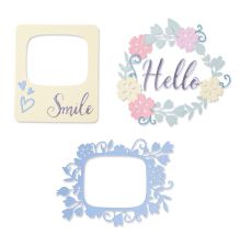 Sizzix Thinlits Die Set - Rounded Picture Frames 665469