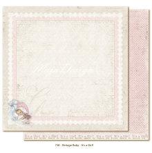 Maja Design Vintage Baby 12X12 - Its a girl