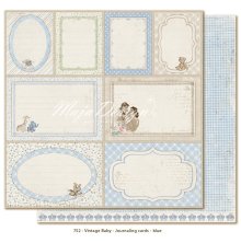 Maja Design Vintage Baby 12X12 - Journaling cards blue