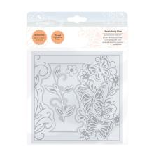 Tonic Studios Essentials Die and Embossing Folder 6X6 - Flourishing Vine 2361E