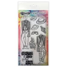 Dylusions Couture Stamp Set - A Day At The Races Duo