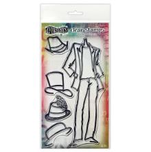 Dylusions Couture Stamp Set - Man About Town