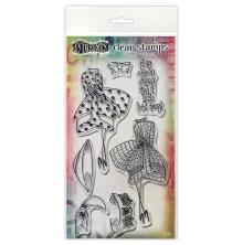 Dylusions Couture Stamp Set - Walk In The Park Duo