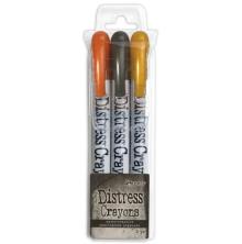 Tim Holtz Distress Crayon Pearlescent Set - Halloween 1