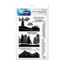 Simon Hurley create. Clear Stamps 6X9 - Nature Silhouettes