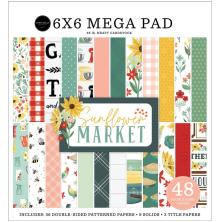 Carta Bella Double-Sided Mega Paper Pad 6X6 - Sunflower Market