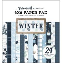 Echo Park Double-Sided Paper Pad 6X6 - Winter