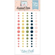Echo Park Adhesive Enamel Dots 60/Pkg - Day In The Life