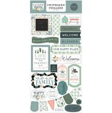 Carta Bella Gather At Home Chipboard 6X13 - Phrases