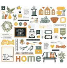 Simple Stories Bits &amp; Pieces Die-Cuts 62/Pkg - Hearth &amp; Home