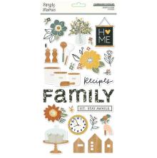 Simple Stories Chipboard Stickers 6X12 - Hearth &amp; Home UTGENDE