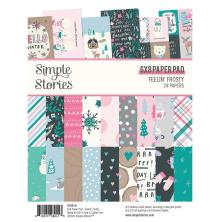 Simple Stories Double-Sided Paper Pad 6X8 - Feelin Frosty