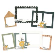 Simple Stories Layered Frames 6/Pkg - Hearth &amp; Home